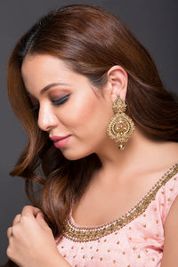 Fashion Earrings With CZ Stones