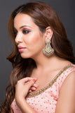 Fashion Earring With American Diamonds & Cz Stones