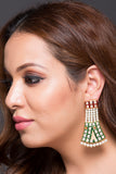 Kundan Fashion Earring With Pearls For Women