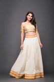 Silk Crop Top & Skirt