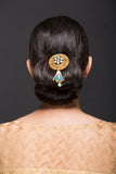 Juda Pin With Blue and White Stones