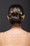 Hair Band In Golden Metal