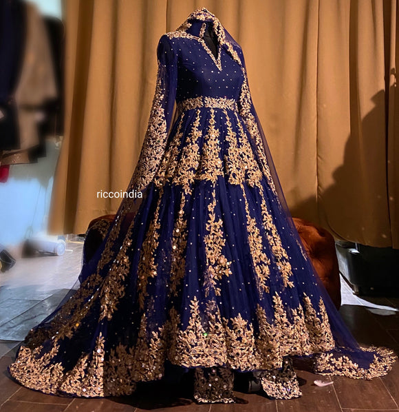 Couture High low Anarkali Gown