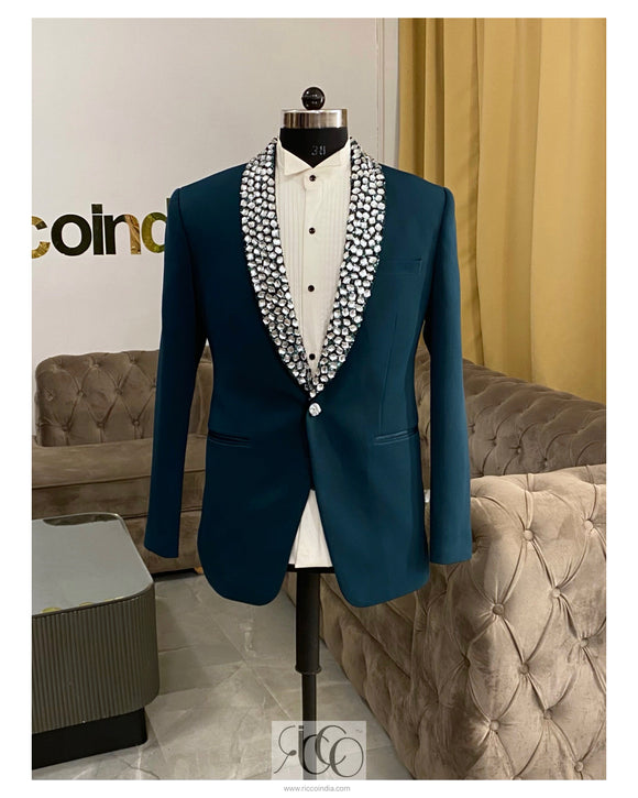 Mens rhinestone tuxedo jacket sale