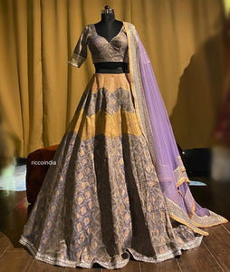 Brocade Aztec lehenga