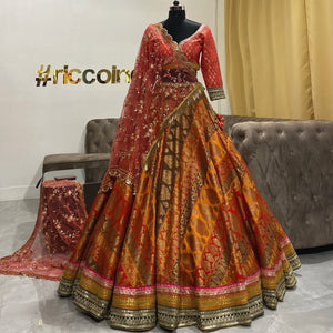 Benarsi flared Lehenga
