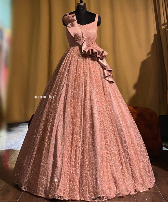 Buy Beautiful Prom Dress Rose Gold Luxury Quinceanera Dress 2021 Online in  India  Etsy